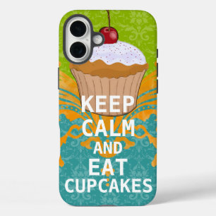 HOUD KALK EN Eet Cupcakes-change aqua om het even iPhone 16 Plus Hoesje