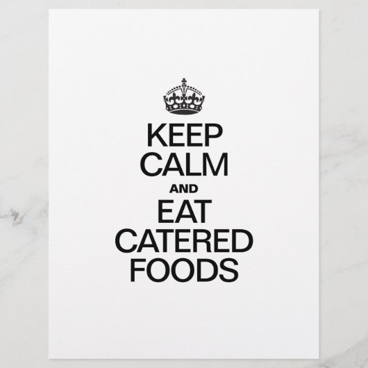 HOUD KALK EN EET GEKOZEN VOEDING FLYER (Voorkant)