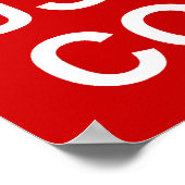 Houd kalm Auto Correct Poster van de Bron (Hoek)