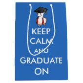 Houd kalm en Afstuderen Medium Cadeauzakje (Voorkant)
