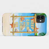 Houd Kalm en Aloha Case-Mate iPhone Case (Achterkant (horizontaal))
