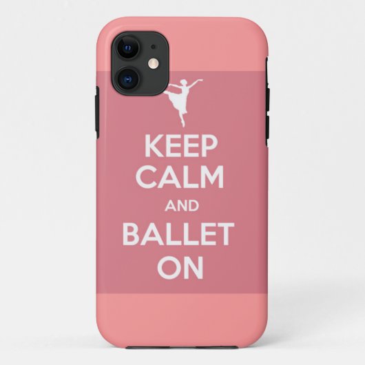 Houd kalm en ballet in de iPhone-zaak Case-Mate iPhone Case (Achterkant)