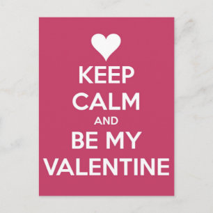 Houd Kalm en ben Mijn Bes van Valentijn Feestdagenkaart