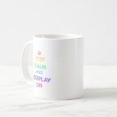 Houd kalm en bewaar koffiemok (Voorkant links)