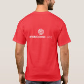 Houd kalm en codeer de gegevens t-shirt (Achterkant)