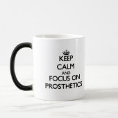 Houd kalm en concentreer me op Prosthetica Magische Mok (Links)