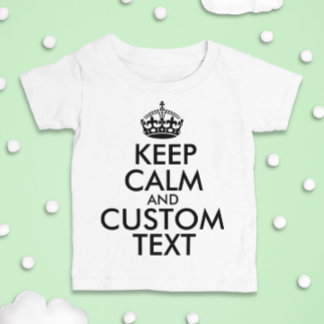 Houd kalm en Creëer uw eigen merk voeg hier tekst