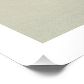 Houd Kalm en denk aan het strand Perfect Poster (Hoek)