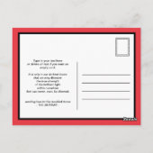 Houd kalm en draag een masker briefkaart (Achterkant)