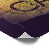 Houd kalm en draag een  oude stijl van de Camera Poster (Hoek)