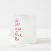 Houd kalm en drink thee mok |  (Voorkant links)