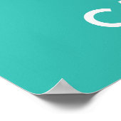 Houd kalm en eet de Poster van het Snoep Druk (Hoek)