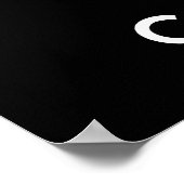 Houd kalm en eet de Poster van het Snoep Druk (Hoek)