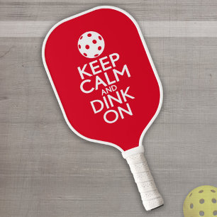 Houd kalm en gootsteen aan met pikbal pickleball paddle