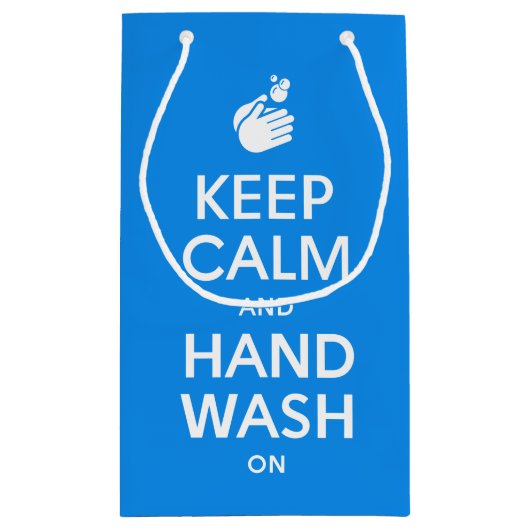 Houd kalm en handwas aan - wasmiddelgriep klein cadeauzakje (Achterkant)