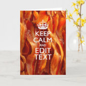 Houd Kalm en hebben Jouw tekst bij het Sissen van Kaart (Gele Bloem)