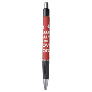 Houd kalm en houd liefdeshonden pen