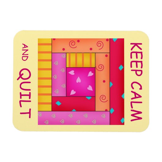 Houd kalm- en kantelkleurig blok voor logcabine magneet (Horizontaal)