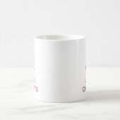 Houd kalm en liefdesdonuts uniek ontwerp voor mok  (Center)