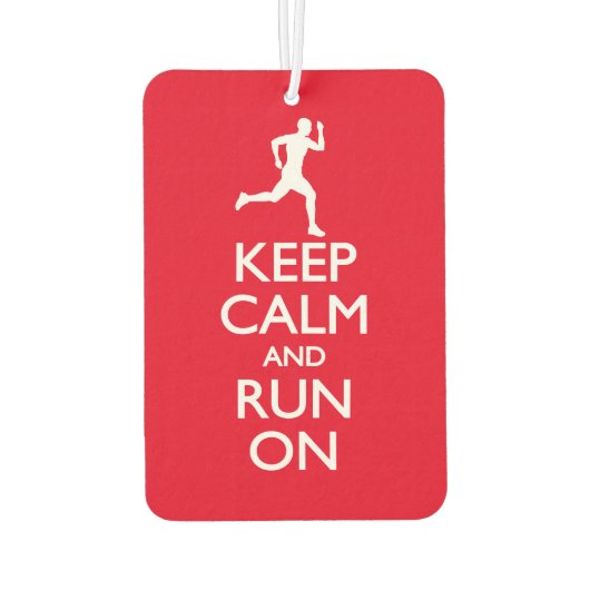 Houd kalm en loop aan luchtverfrisser (Achterkant)