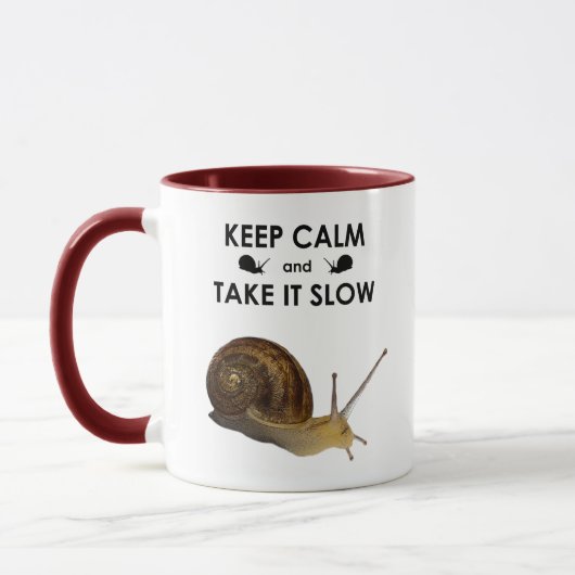 Houd kalm en neem het Langzame Mok (Links)