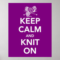 Houd kalm en nit op poster