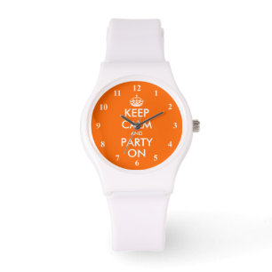 Houd Kalm en partij op polshorloge Horloge