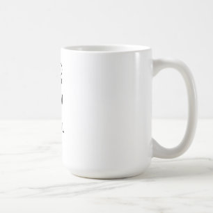 Houd kalm en pedaal aan koffiemok
