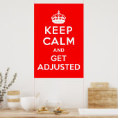 Houd kalm en profiteer van aangepast Poster (Keuken)