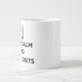 Houd kalm en schrijf krijgt mok (Voorkant)