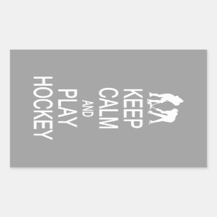 Houd kalm en speel de aangepaste stickers van de H