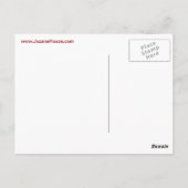 Houd kalm en speel op rood Briefkaart (Achterkant)