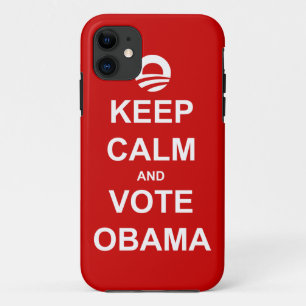 Houd kalm en Stemming Obama 2012 iPhone 5 Hoesje