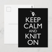 Houd kalm en stop aan briefkaart (Voorkant / Achterkant)