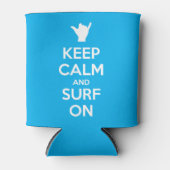 Houd kalm en Surf aan Blikjeskoeler (Voorkant)