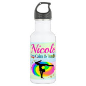 HOUD KALM EN TUMBLE GYMNASTIEK ONTWERP WATERFLES  (Voorkant)