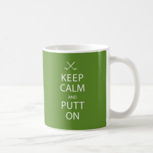 Houd kalm en utt aan - Golf Mok