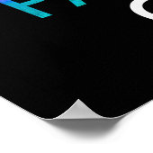 Houd kalm en verf aan poster (Hoek)