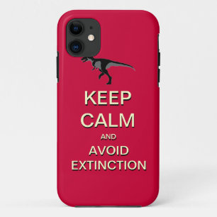 Houd kalm en vermijd Uitsterven iPhone 5 Hoesje
