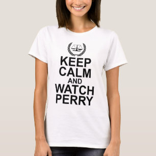 Houd kalm en wacht Perry Schaaltjes van de Recht T-shirt