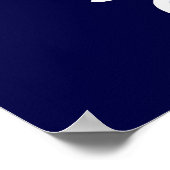 Houd kalm en zeil op druk of poster (Hoek)