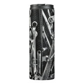 Houd kalm Mechanic Spark Plug Wrench Thermosbeker (Achterkant)