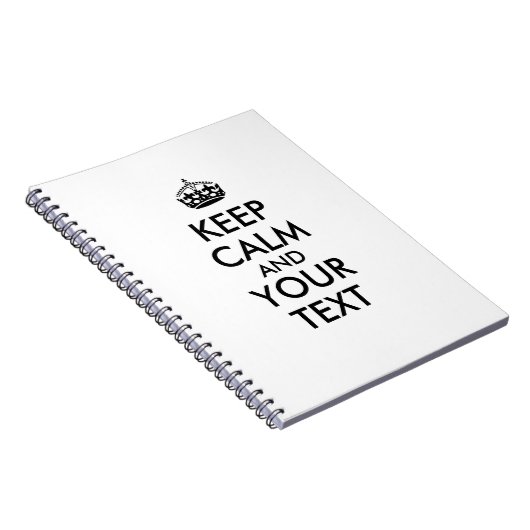 Houd Kalm Notitieboekje toevoegen Uw Eigen Douane Notitieboek (Rechterzijde)