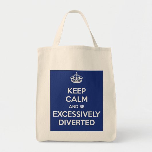 Houd kalm overdreven verstrooid Jane Austen Tote Bag (Voorkant)