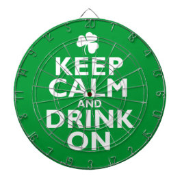 Houd kalm St. Patricks Day Humor Dartbord