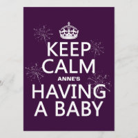 Houd kalm X heeft een Baby (in om het even welke k