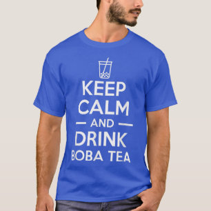 Houd kool en Drink Boba Tea belabbel T-shirt