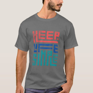 HOUD LEVEN SIMPEL familie T-shirt