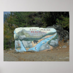 Houd Maine Beauful Poster