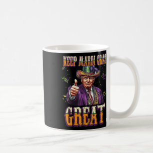 Houd Mardi Gras Grote Grappige Trump Mardi Gras 20 Koffiemok